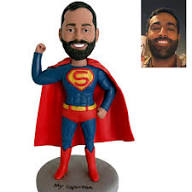 Mini Superhero Figurine (Stylized Cartoon Version)