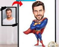 Mini Superhero Figurine (Stylized Cartoon Version)
